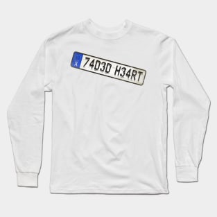 Jaded Heart - License Plate Long Sleeve T-Shirt